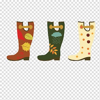 Umbrella Autumn Decorative arts Rain, boots transparent background PNG clipart