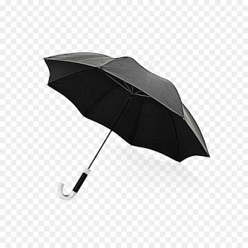 Umbrella, Betterbrella Umbrella, Slim Leather Handle Umbrella, Black PNG