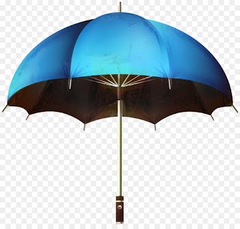 Umbrella, Conch Umbrellas 1265a Bubble Clear Umbrella, Shade, Turquoise PNG