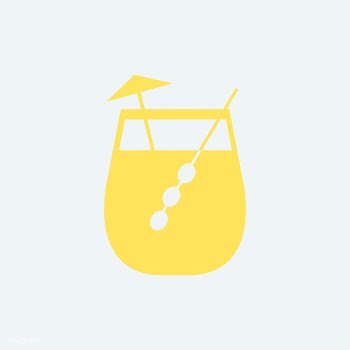 Umbrella drink cocktail glass illustration | Free stock vector - 445048