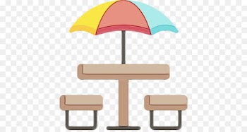 umbrella furniture table clip art beige