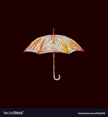 umbrella open artwork style design
