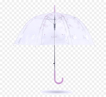 Umbrella Pattern - Light purple pattern transparent umbrella png material 