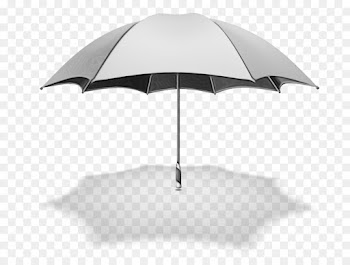 Umbrella, White PNG