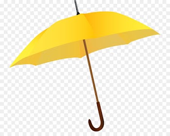Umbrella Yellow Rain Icon - Yellow umbrella 