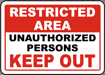 Unauthorized Sign Image Free Clipart HD