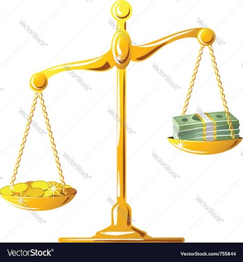  					Unbalanced silver scale vector image														
