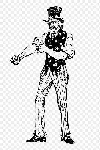 Uncle Sam png clipart, man | Free PNG Illustration - rawpixel