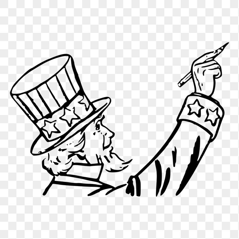 Uncle Sam png sticker illustration, | Free PNG - rawpixel