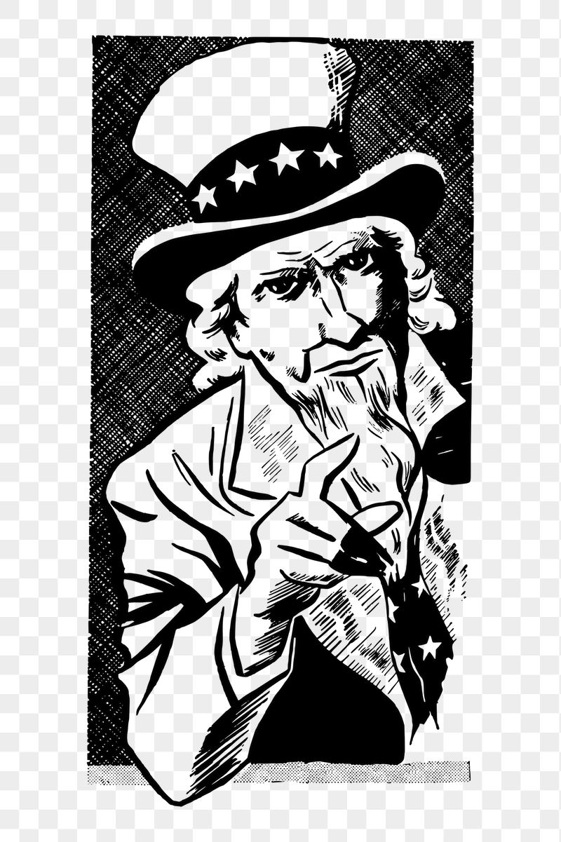Uncle Sam png sticker, vintage | Free PNG - rawpixel