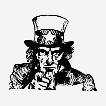 Uncle Sam pointing drawing, famous | Free PSD - rawpixel