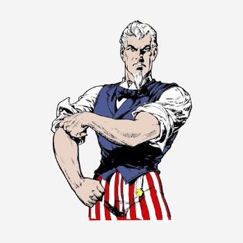 Uncle Sam portrait, rolling up sleeve. | Free Photo - rawpixel