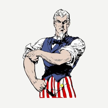 Uncle Sam portrait, rolling up sleeve | Free PSD - rawpixel