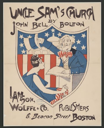 Uncle Sam's church (1895) print | Free Photo - rawpixel