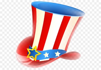 Uncle Sam United States Hat Clip art - Patriotic Uncle Sam Hat PNG Clipart 