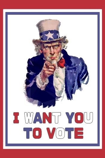 Uncle Sam USA election poster, | Free PSD - rawpixel