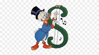 Uncle Scrooge Mcduck Wallpaper Titled Scrooge Mcduck - Scrooge Mcduck Loves Money