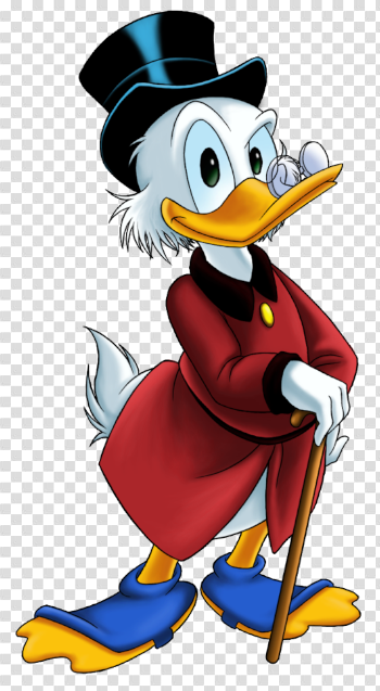 Uncle Scrooge PNG Clip Art Image | Gallery Yopriceville - High ...