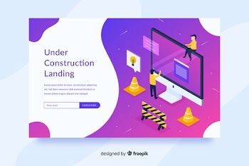 Under construction landing page