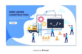 Under construction landing page