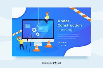 Under construction landing page