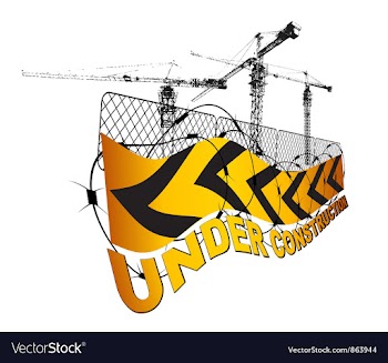 Under construction sign vector image