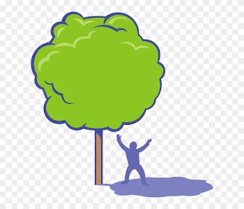Under, Man, Plants, Tree, Cartoon, Shadow, Field - Shady Tree