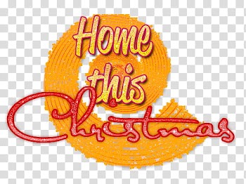 Under The Mistletoe Songs, Home this Christmas text transparent background PNG clipart