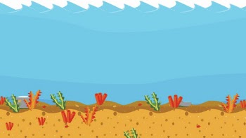 Under the sea background, cartoon | Free Photo - rawpixel
