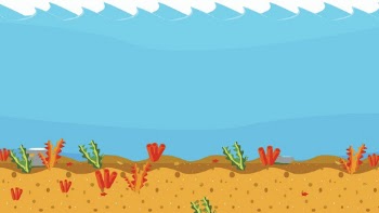 Under the sea background, cartoon | Free PSD - rawpixel