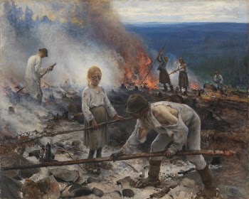 Under the yoke (burning the brushwood) | Free Photo - rawpixel
