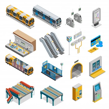 Underground isometric set