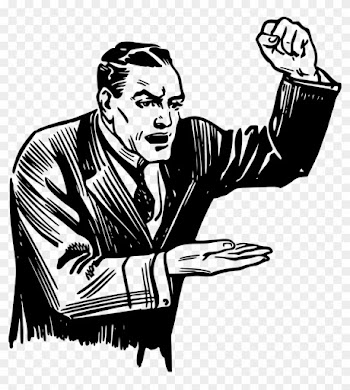 Understanding These Debates Is Not Only Healthy, But - Angry Man Word Art