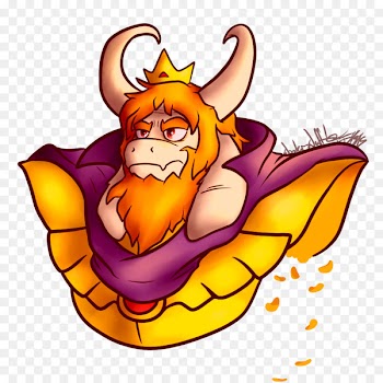 Undertale Clip art Flowey Drawing - asgore badge 
