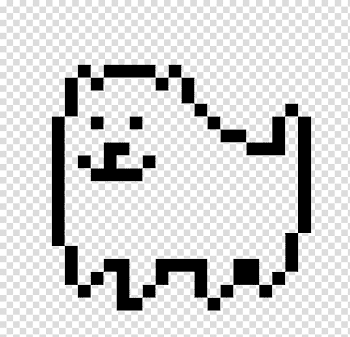 Undertale Dog Flowey Toriel, bone dog transparent background PNG ...