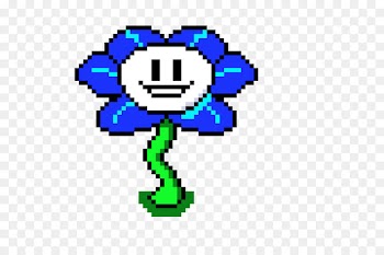 Undertale Flowey Sprite Pixel art - sprite 