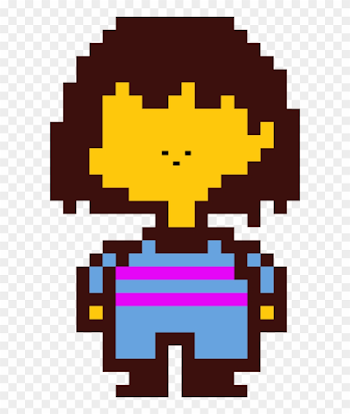 Undertale - Frosk - Frisk Face Undertale, HD Png Download ...