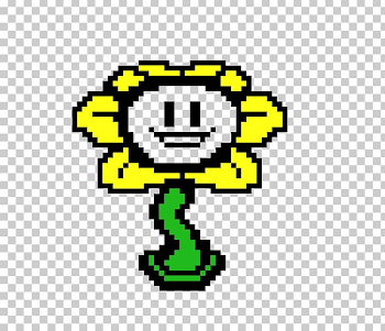 Undertale Minecraft Pixel Art Flowey PNG, Clipart, Area, Art ...