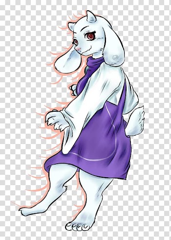 Undertale Toriel Drawing Fan art, Watercolor Style transparent background PNG clipart