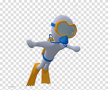 Underwater diving Scuba diving Scuba set , White diving man transparent background PNG clipart