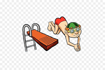 Underwater diving Springboard Clip art - Lovely man png download ...
