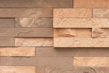 Uneven sandstone tile for wall surface | Free stock photo - 545167