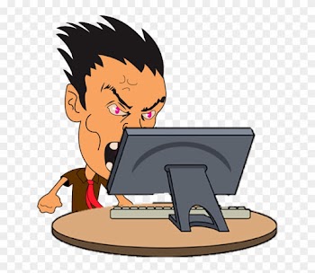 Unhappy Trainee - Funny People Clip Art