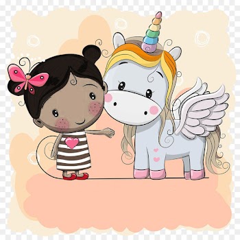 Unicorn Cartoon Drawing - unicornio 