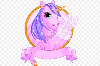 Unicorn Cartoon Fairy tale Illustration - Cartoon horse material 