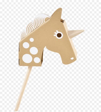 Unicorn Child cardboard Toy Horse - unicorn 