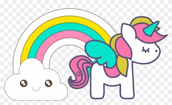 Unicorn Clipart 005 - Marcapáginas Unicornio Para Imprimir