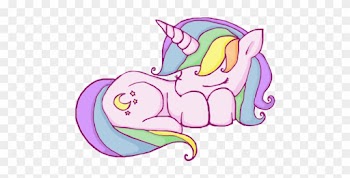 Unicorn Clipart Cute Tumblr - Dibujos Tiernos De Unicornios