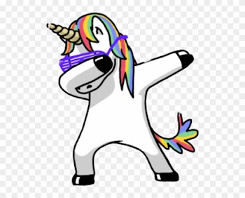 Unicorn Collage Cute Colorful Colorsplash Beach Summer - Dabbing Unicorn