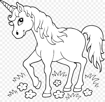Unicorn Coloring book Page Child - unicorn 